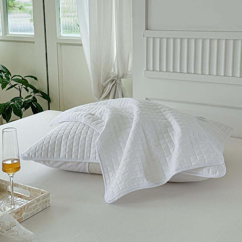 Soft Quilted Pillow Protectors 2‑Pack Covers