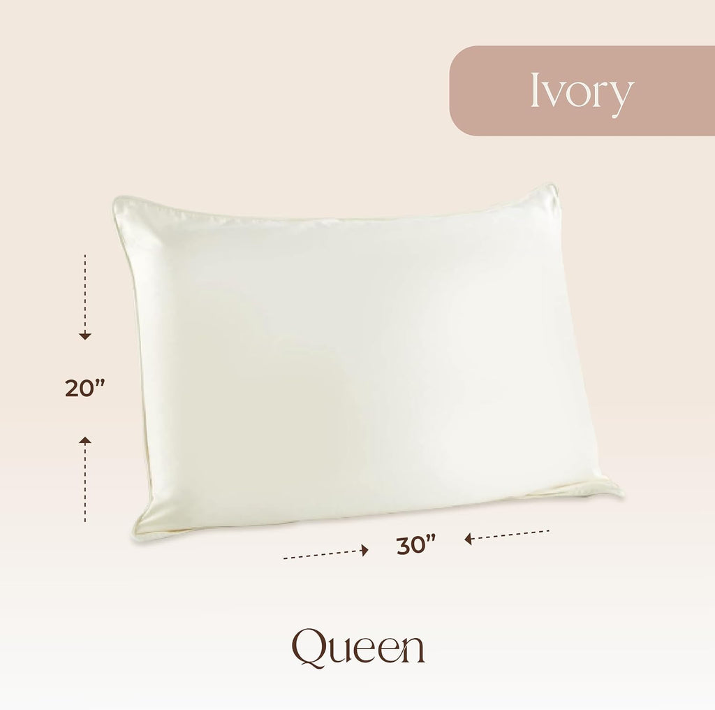 Organic‑Cotton Queen Zippered Pillow Protector 2‑Pack