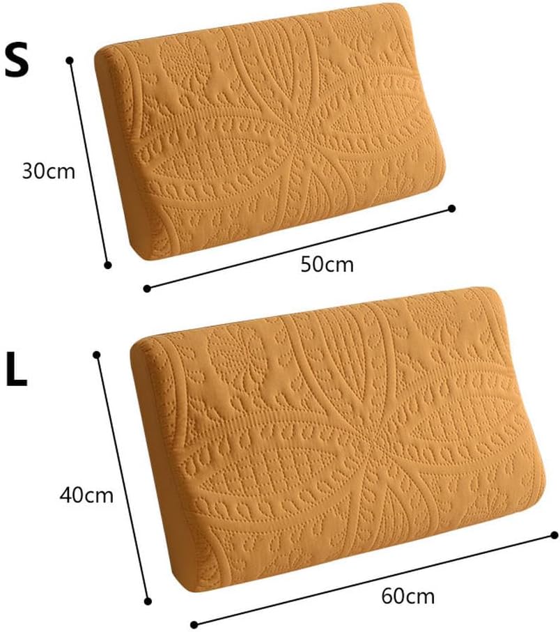 Zippered Quilted Contour Pillow Protector Cover