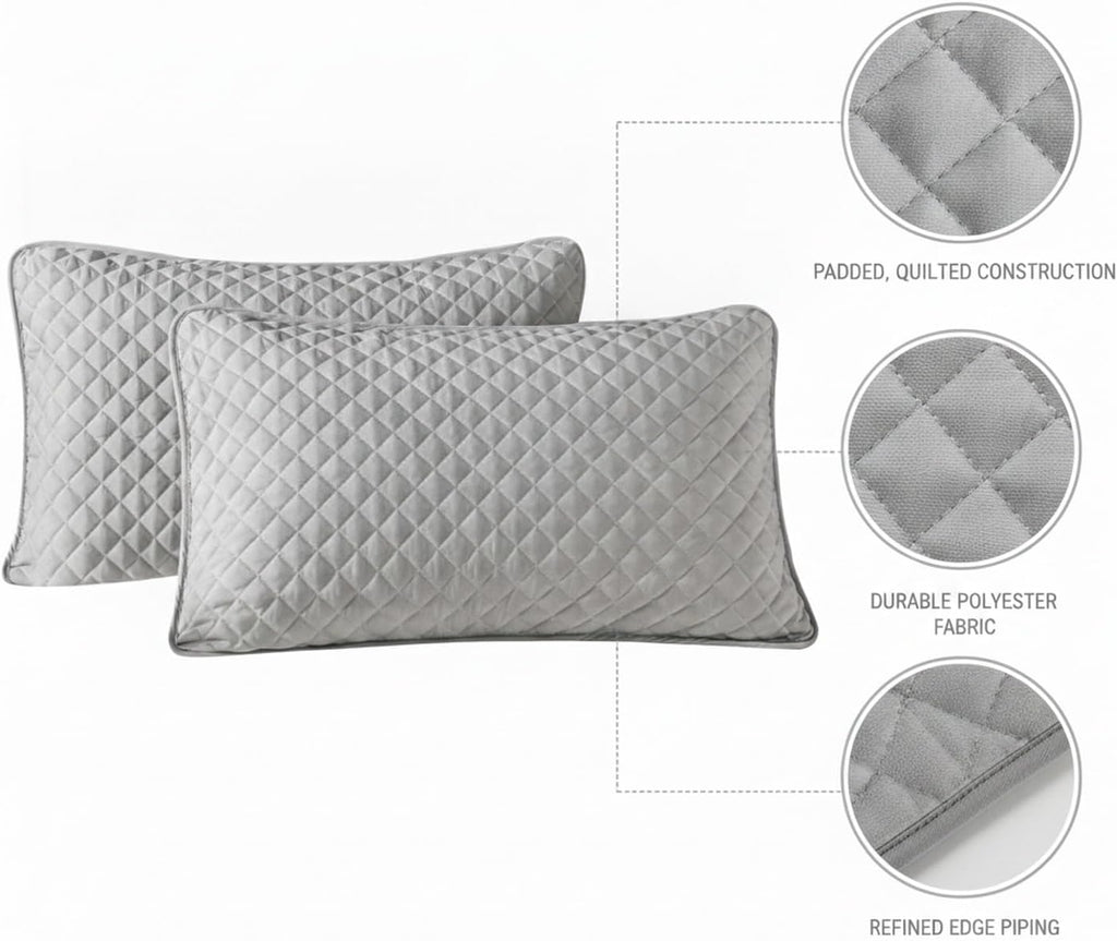Quilted Soft Pillow Protector Cover 1‑Pack