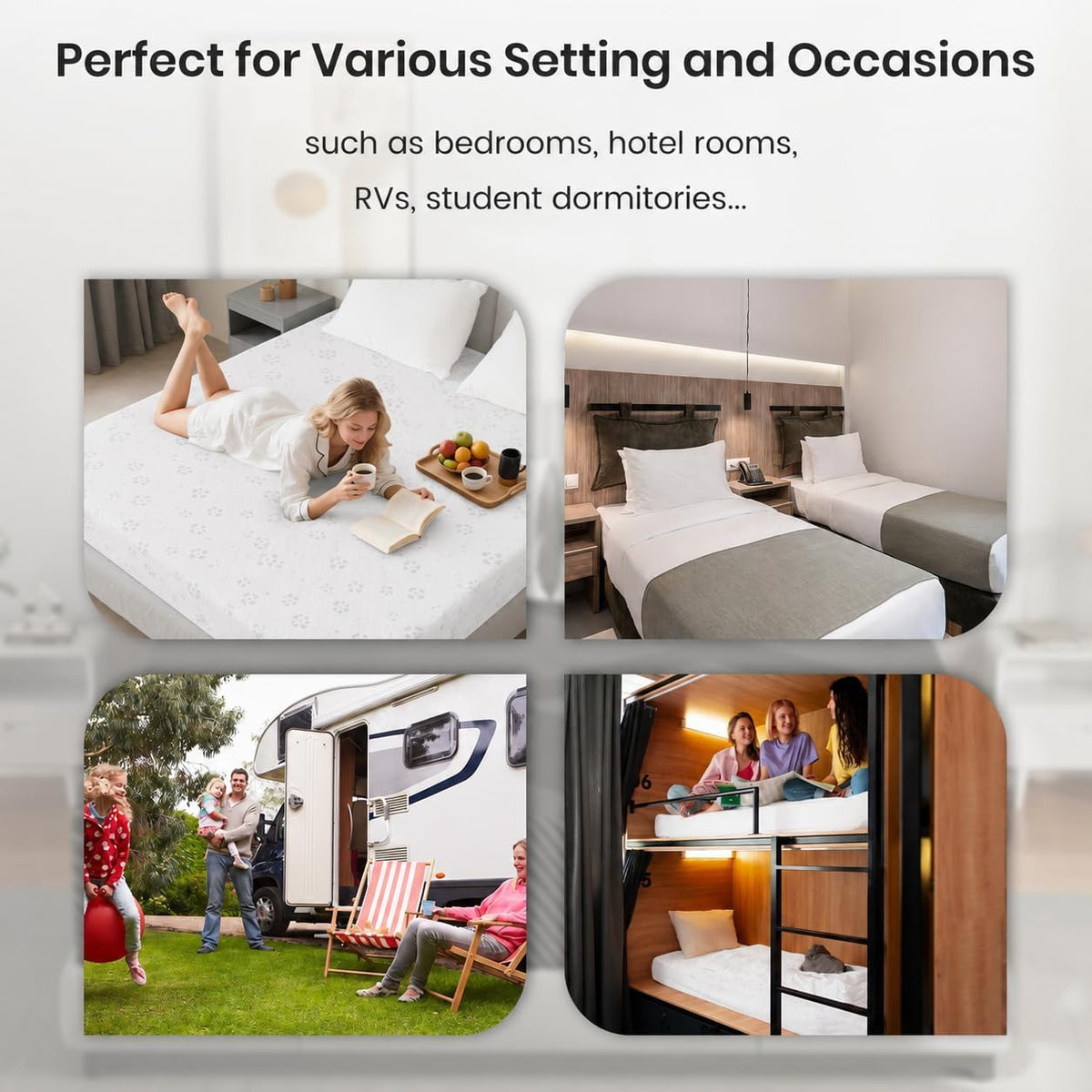 Cooling Gel Memory Foam Queen Mattress