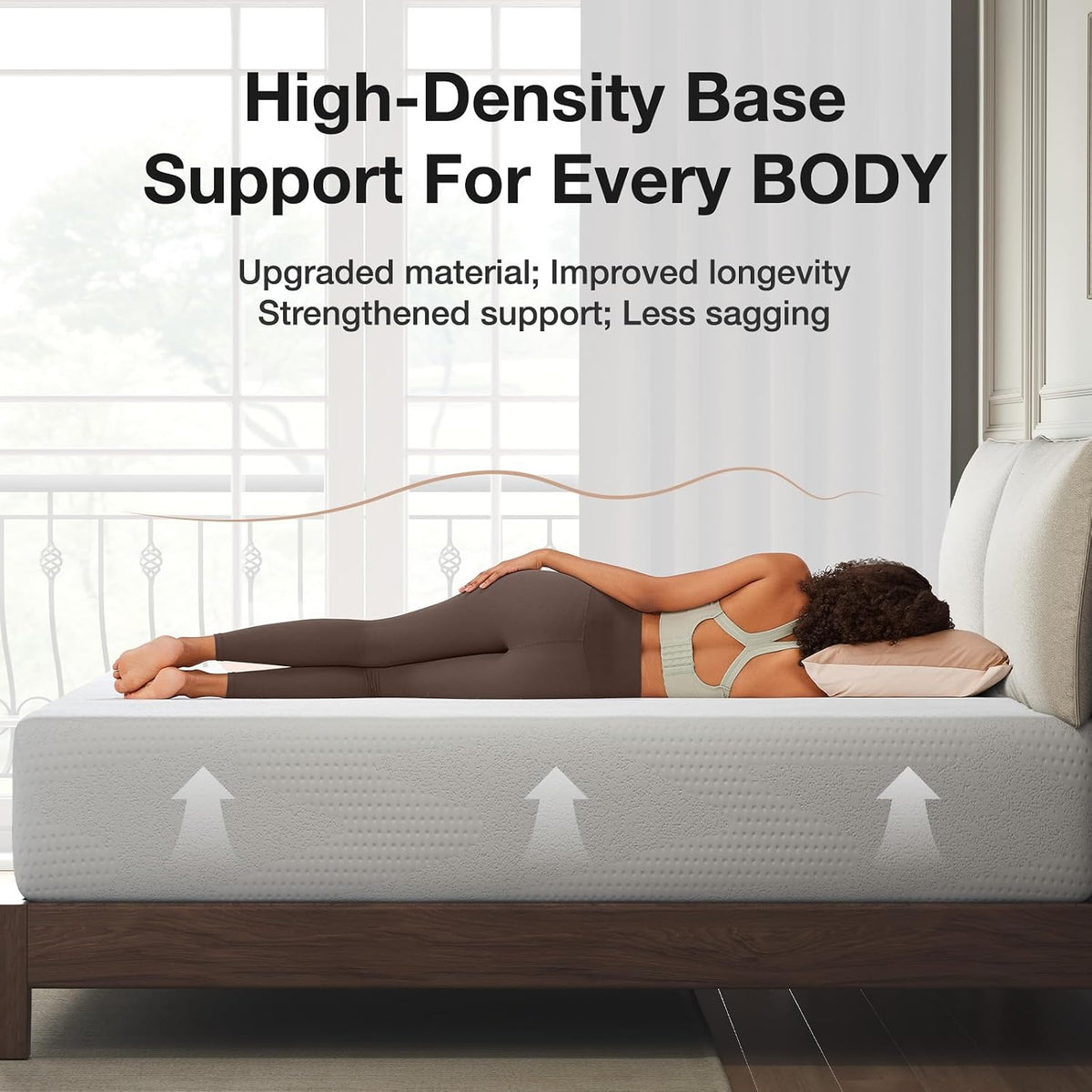 Cooling Gel Memory‑Foam Queen Mattress