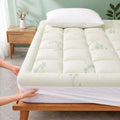 Soft Breathable King Pillow‑Top Mattress Topper