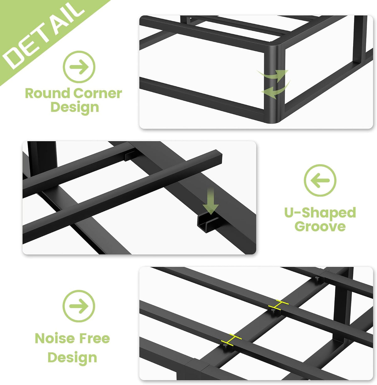 Low‑Profile King Box Spring Bed Base