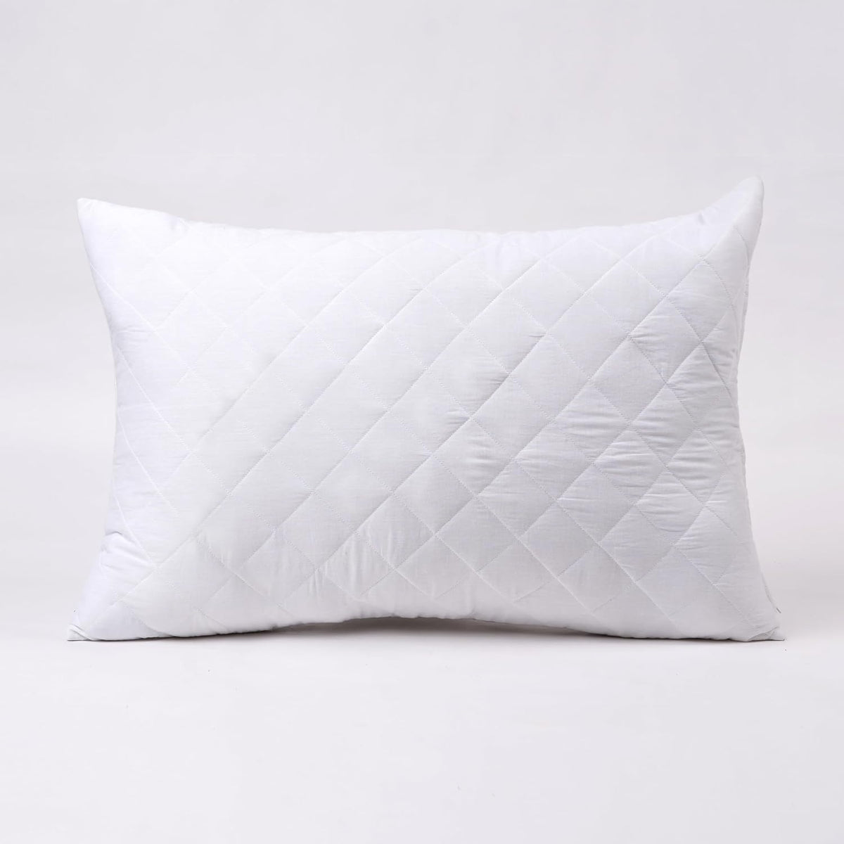 Zippered Cotton Quilted Pillow Protector Cover