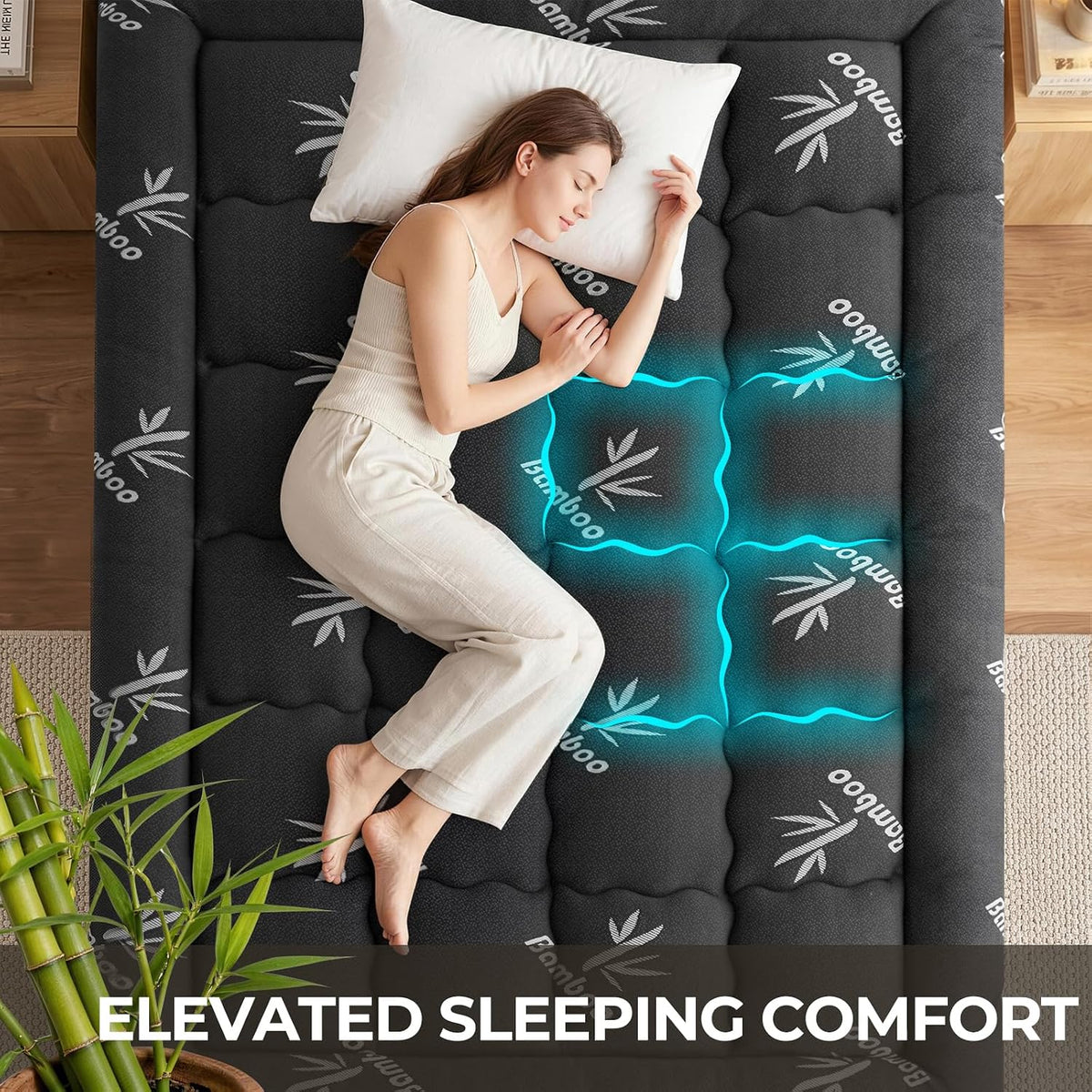 Extra‑Thick Queen Pillow‑Top Mattress Topper