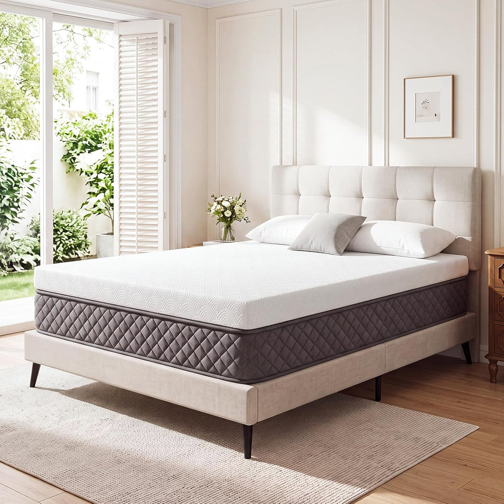 Cooling Gel‑Memory‑Foam Queen Mattress