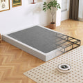 Metal‑Frame Queen Box Spring Bed Foundation