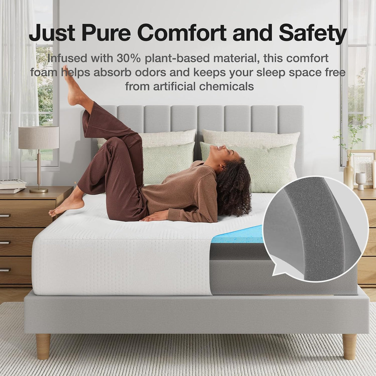 Cooling Gel Memory Foam Queen Mattress
