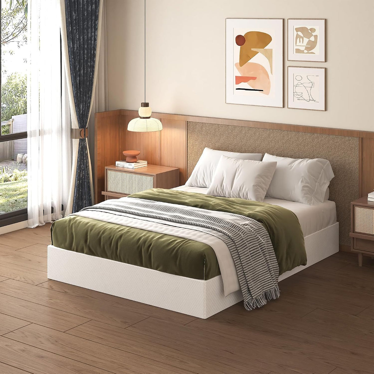 Heavy‑Duty Full‑Size Box Spring Bed Base