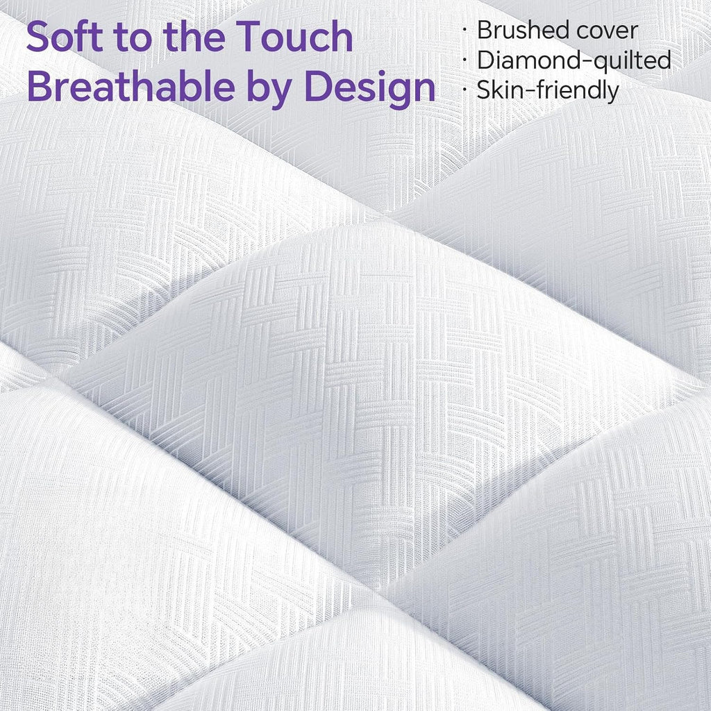 Bamboo‑Viscose Queen Pillow‑Top Mattress Topper