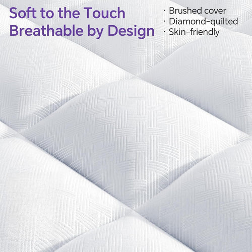 Bamboo‑Viscose Queen Pillow‑Top Mattress Topper