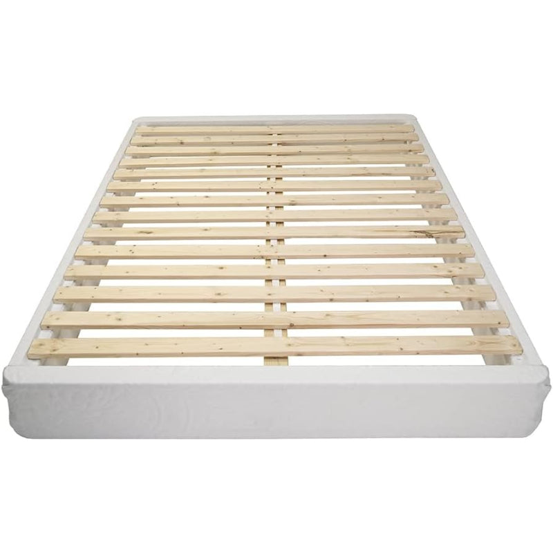 Eco‑Friendly Pine Wood Queen Bed Foundation