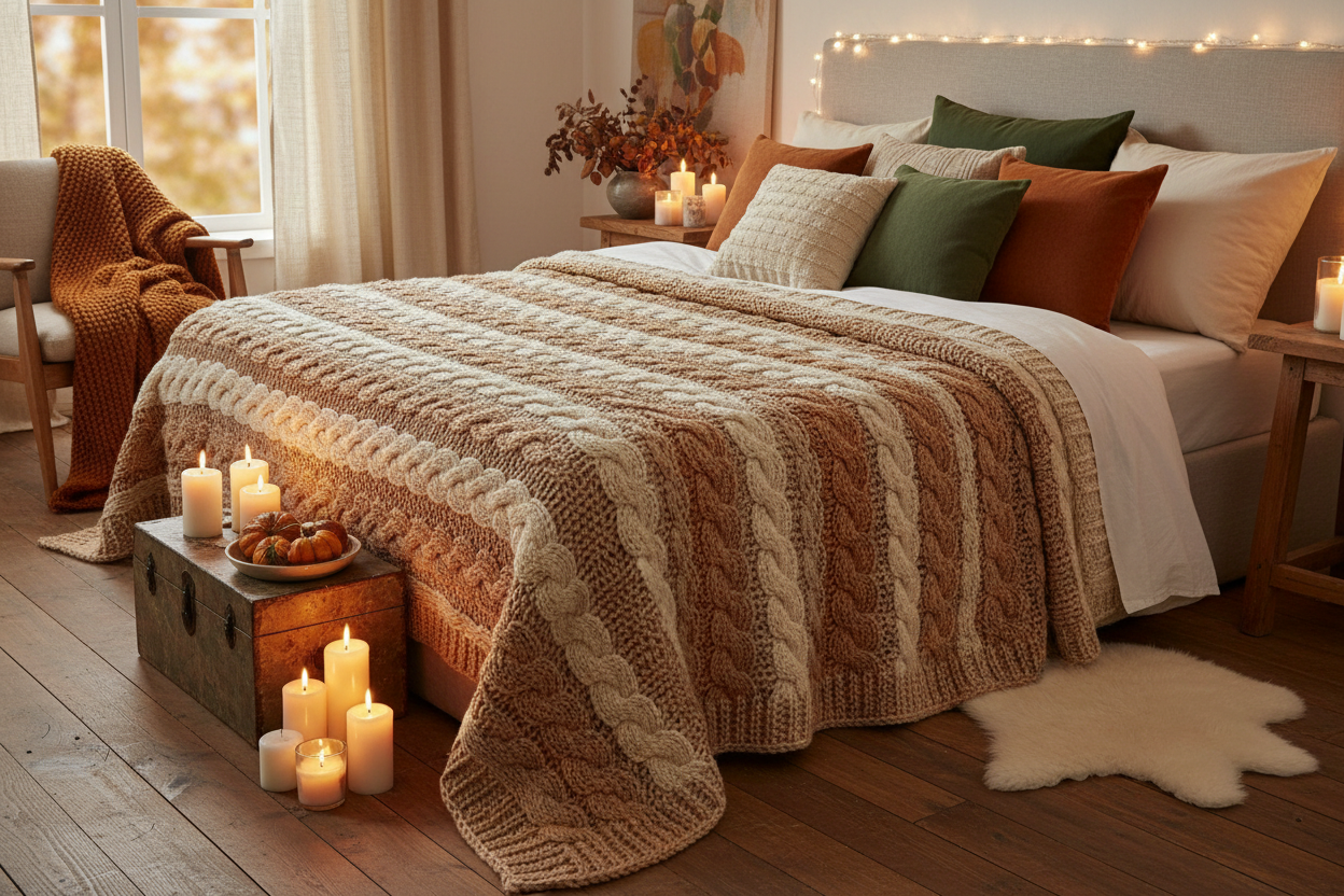 Knitted Bed Topper
